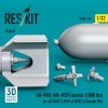 RESKIT RS32-0547 AN-M65 (AN-M59) bombs (1000 lbs) for all USAF & RAF of WW2 & Korean War (2 pcs) (3D Printed) 1/32
